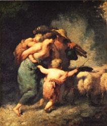 The Return of the Flock, Jean Francois Millet